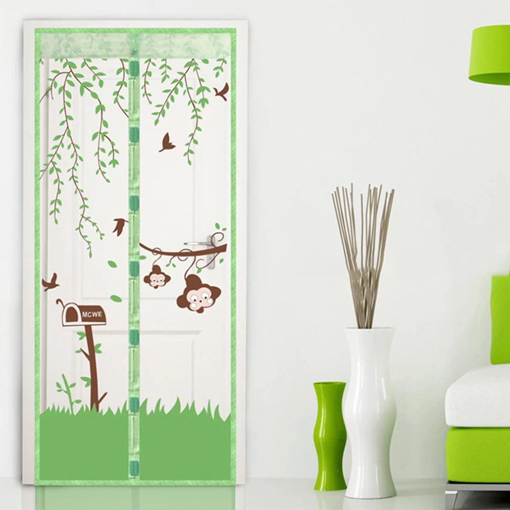 Automatic Closing Magnetic Mosquito Net for Door, Anti Red Fly with Di