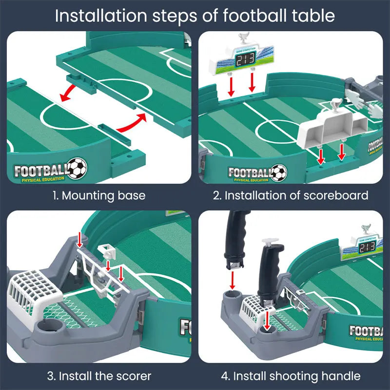 Portable Soccer Board Game for Kids Family Party Board Game 