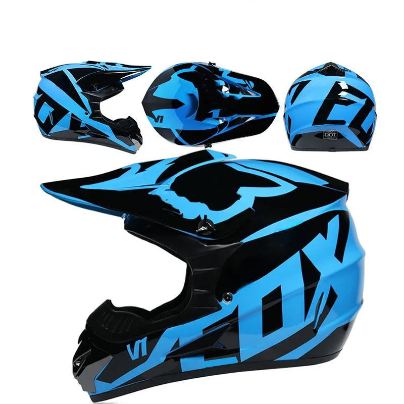 Casco de Motocross para hombre y adulto, protector de cabeza completo para cicli