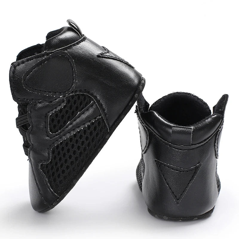 Baby High Top Basketball Sneakers Anti-Slip Casual Sports Shoes 