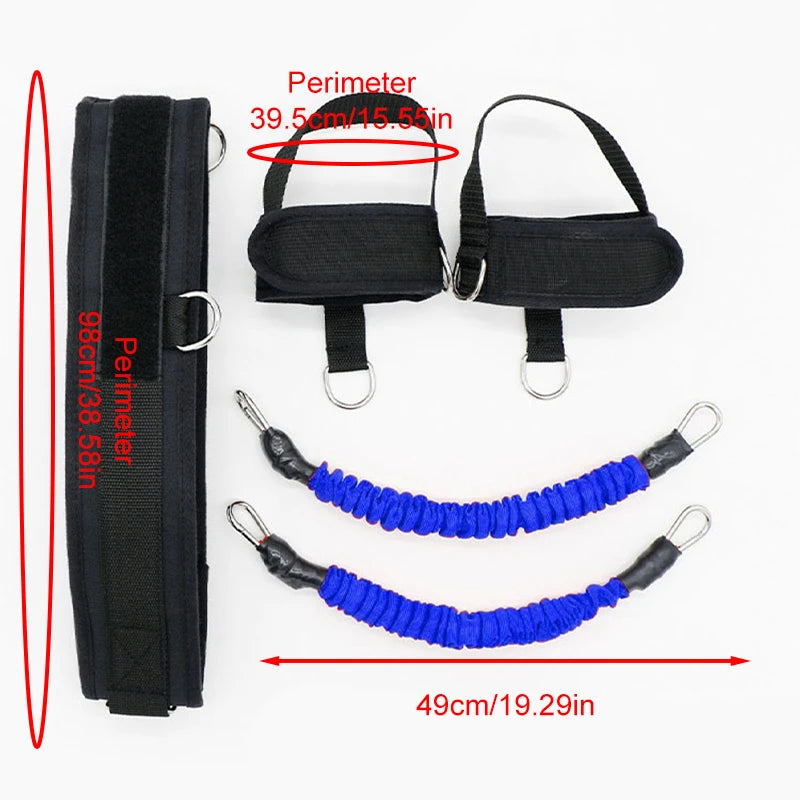 Resistance Band for Leg and Hip Training, Adjustable Strap System 