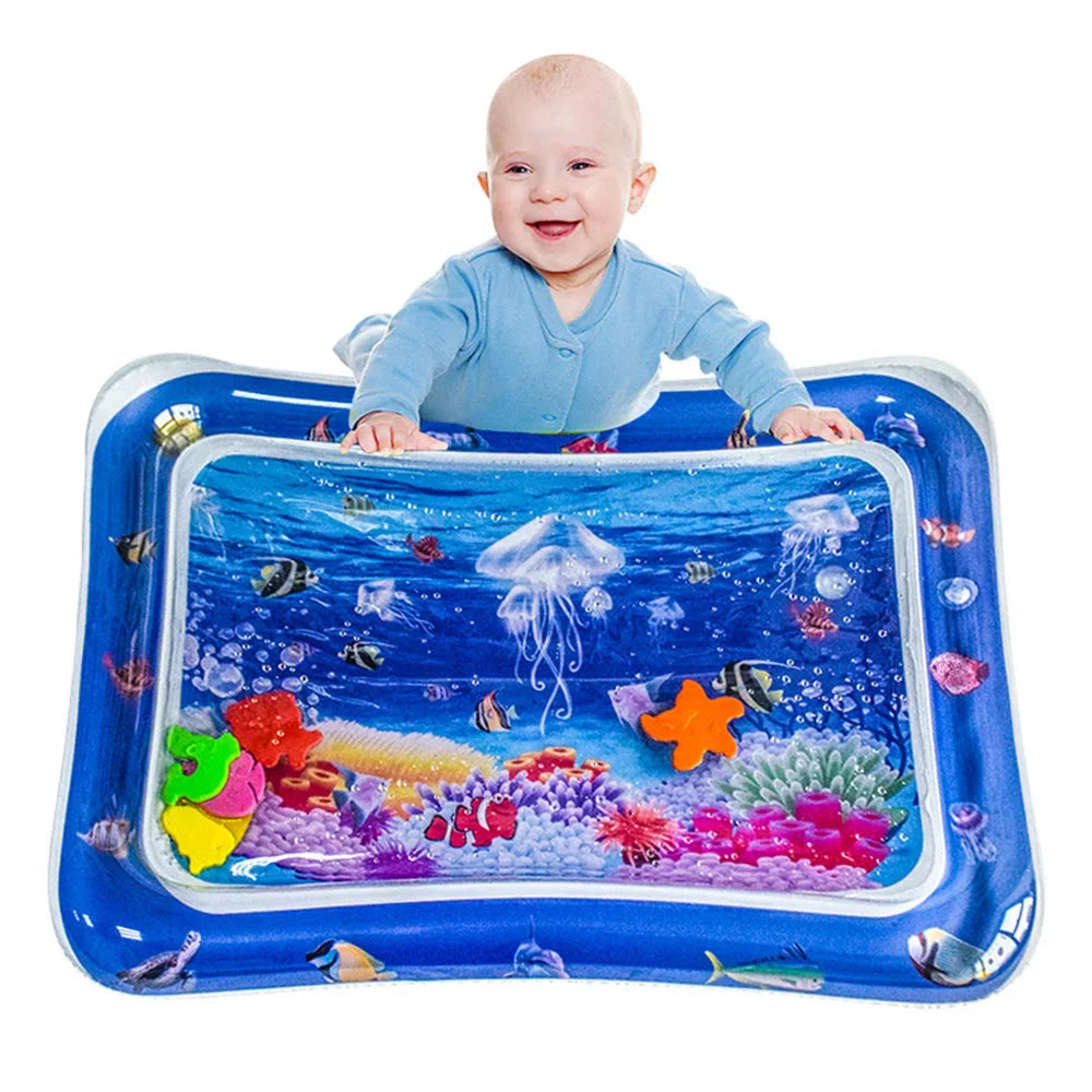 Baby PVC Inflatable Mat White Jellyfish Pad for Children p 