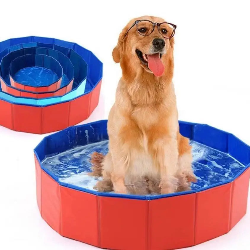 Piscina plegable para perros, bañera para mascotas, accesorios para mascotas