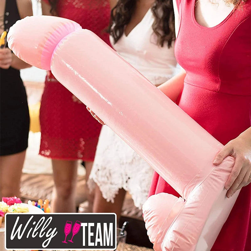 Funny Inflatable Penis Balloon for Bachelorette Party Prank Toy P 