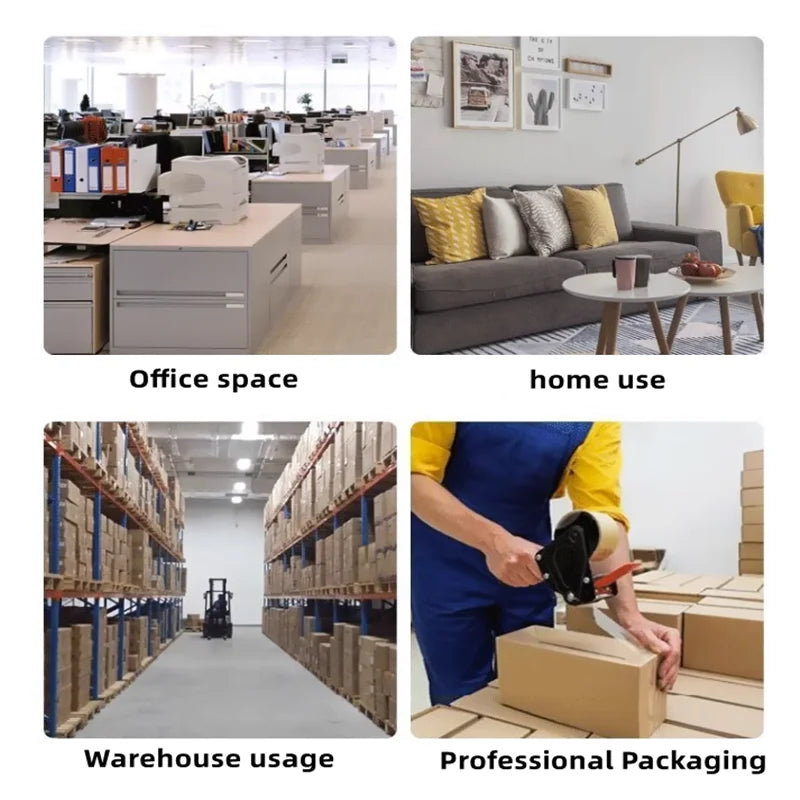 Heavy Duty Packing Tape, 5 Rolls 1.889 Inch Packing Tape 