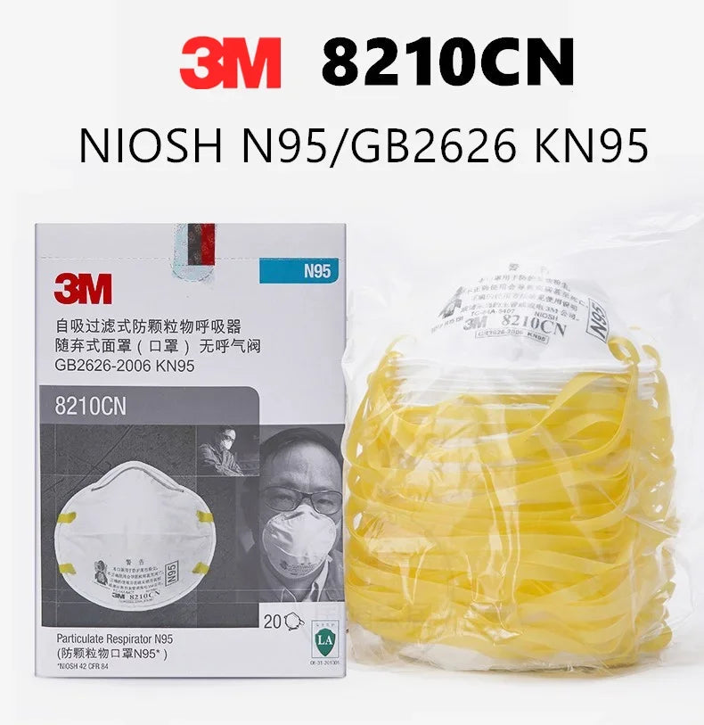 3M N95 Protective Mask KN95 Mask 8210 NIOSH Certified Anti PM2.5 