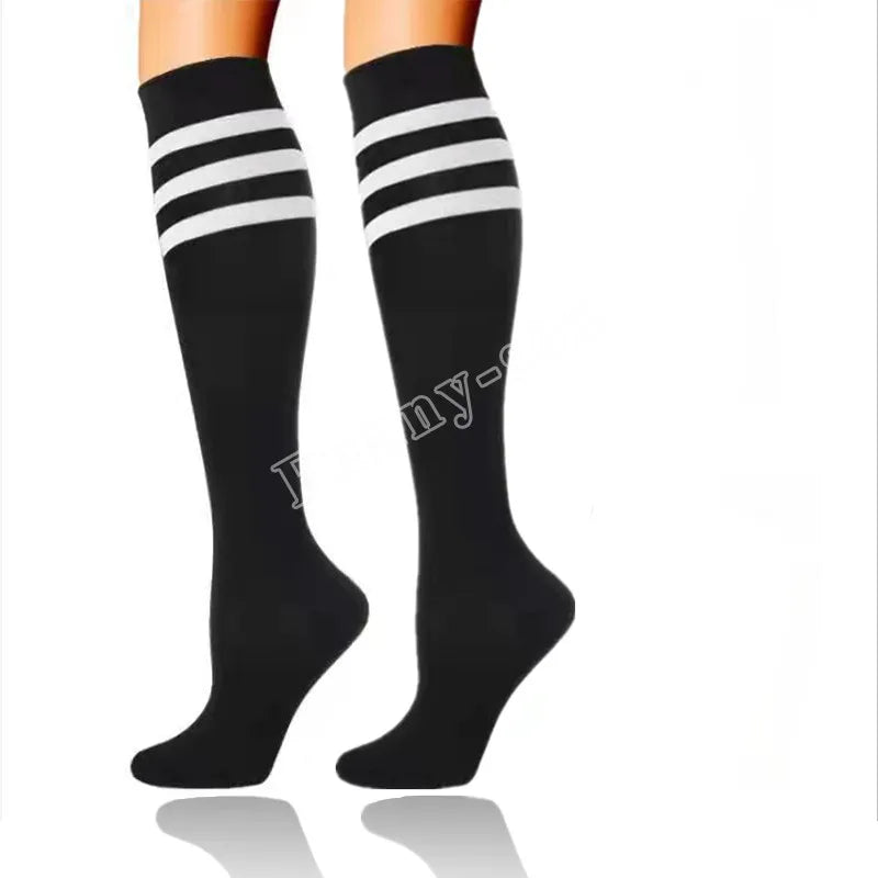 Running Compression Stockings Marathon Hiking Sports Socks 