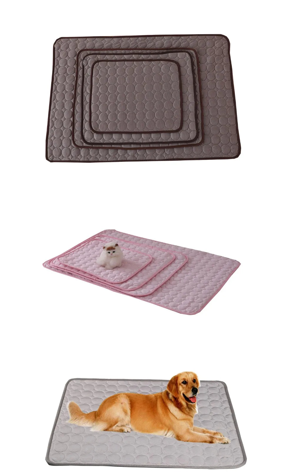 Pet Cooling Mat, Extra Large Cool Bed for Small Dogs 