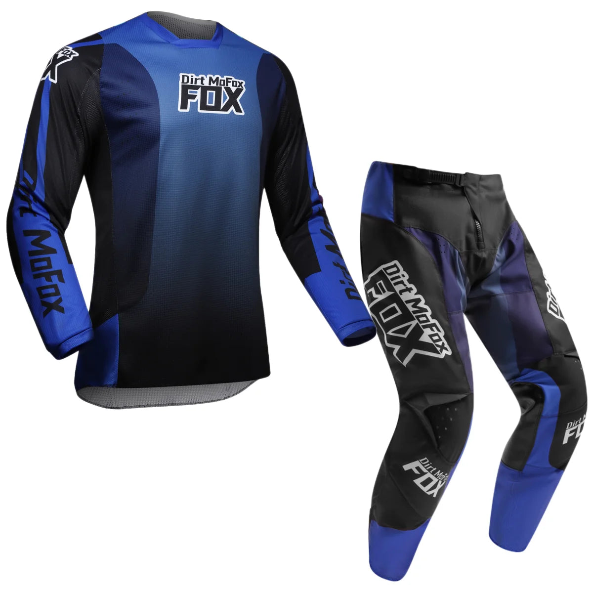 Dirt MoFox Motocross Racing Clothing Set Motorcycle Jersey and Pants 