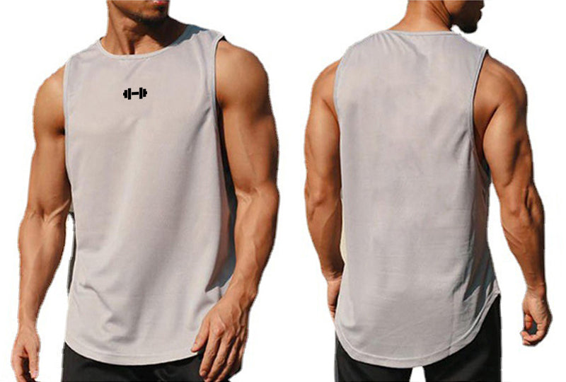 Camiseta sin mangas de verano para hombre, ropa de entrenamiento de Fitness, secado rápido, ajustada, culturismo, chaleco de baloncesto a la moda