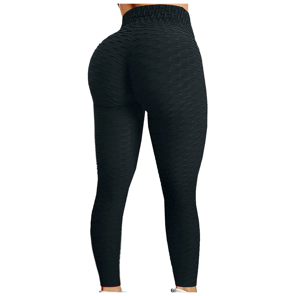 Pantalones de Yoga de cintura alta para mujer, mallas adelgazantes con Control d