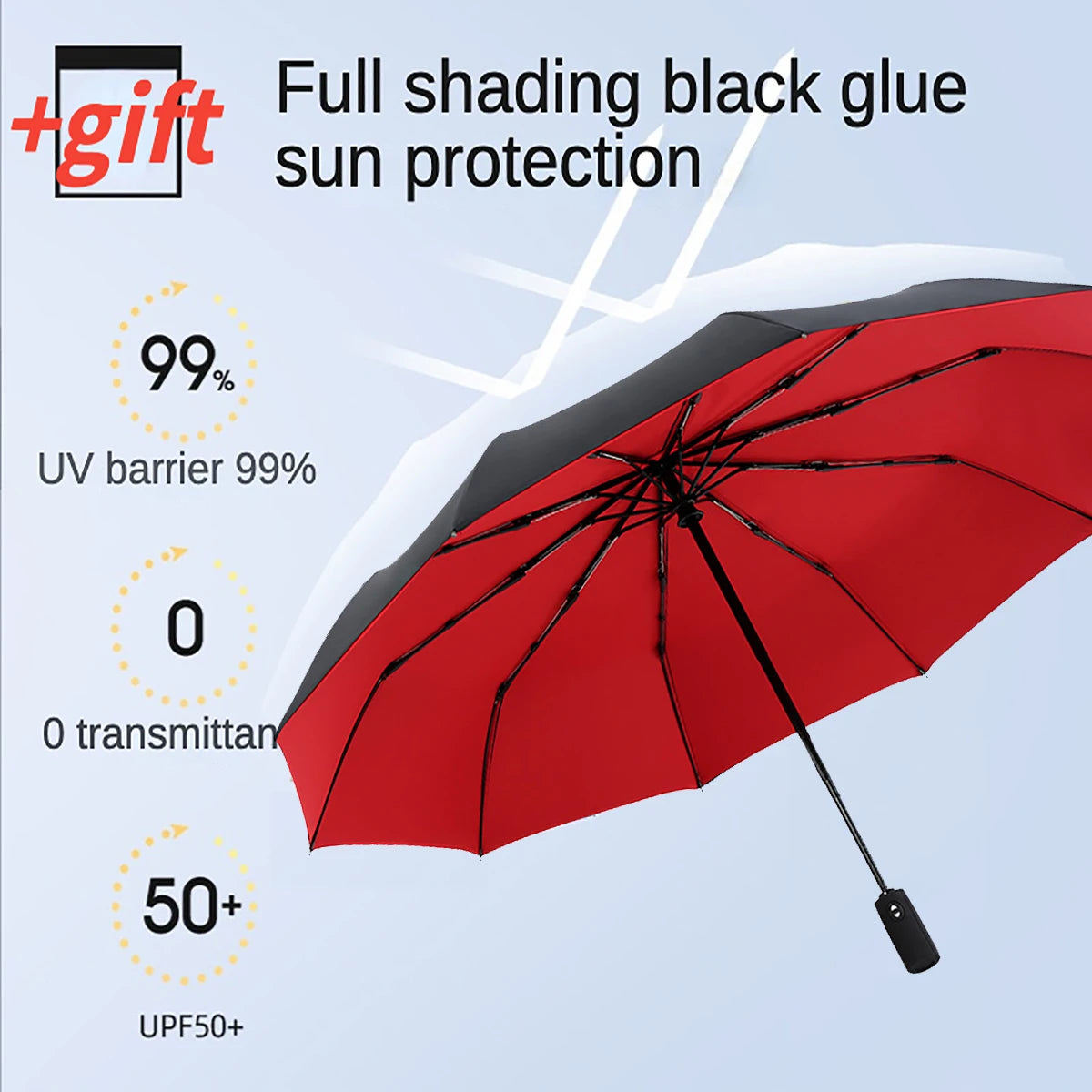 Heavy Duty Windproof Double Layer Fully Automatic Umbrella 