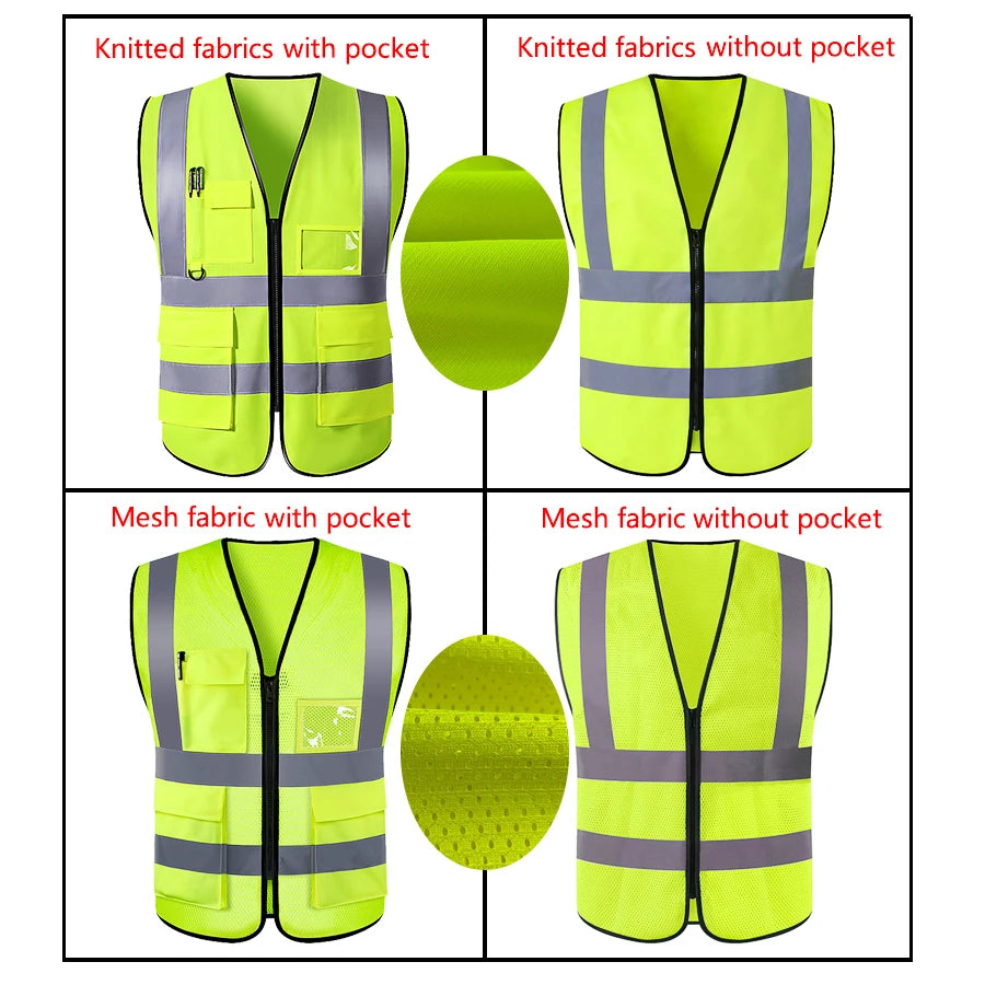 High Visibility Reflective Safety Vest, Reflective Safety Vests 