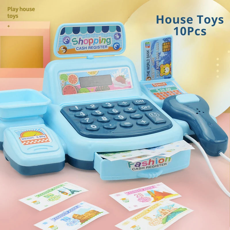 Box toys for electronic shopping games and sound effects, play 