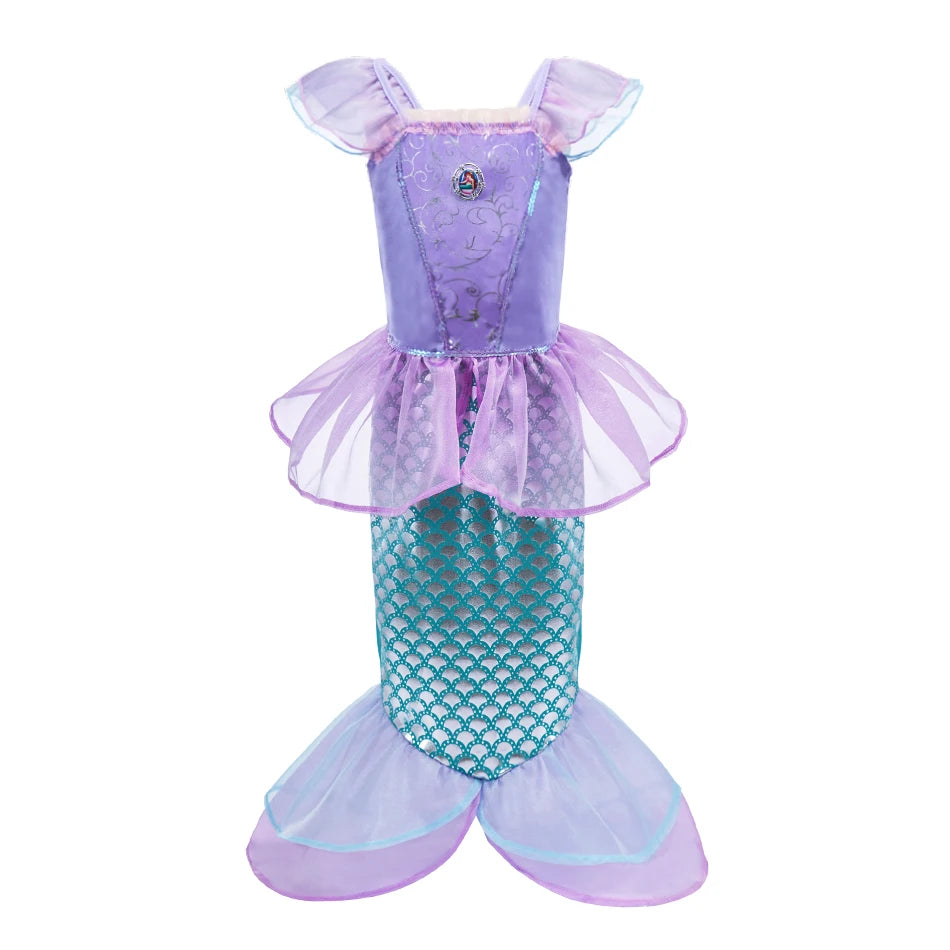 Vestido de princesa para niñas, disfraz de Cenicienta, Blancanieves, Aurora, So