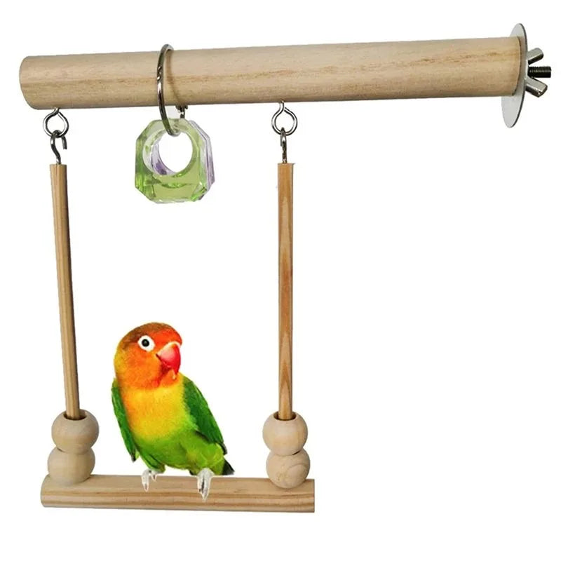 Juguete para masticar loros, cuerda de algodón, puente para morder, rasgado, ca