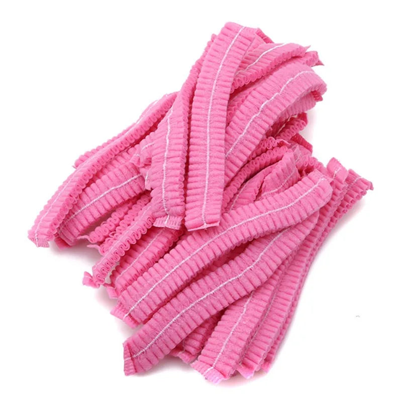 Disposable Head Covers Breathable Dustproof Caps Pa 