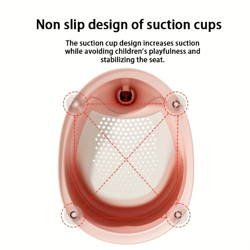 Silicone Baby Bath Bucket Collapsible Temperature Sensing Bath Bucket