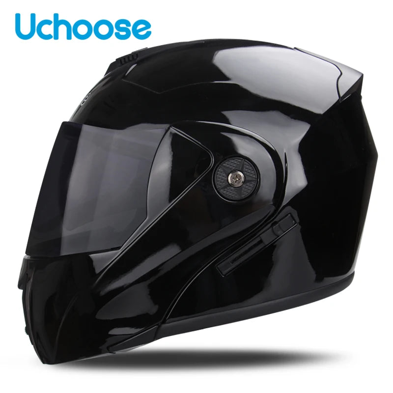 Uchoose Unisex Motorcycle Helmet Double Lens Secci? 