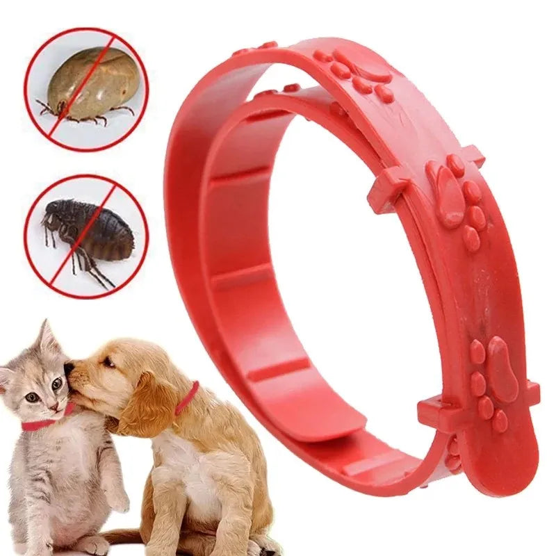 Collar antipulgas para mascotas, insecticida para mosquitos, ajustable, para ext