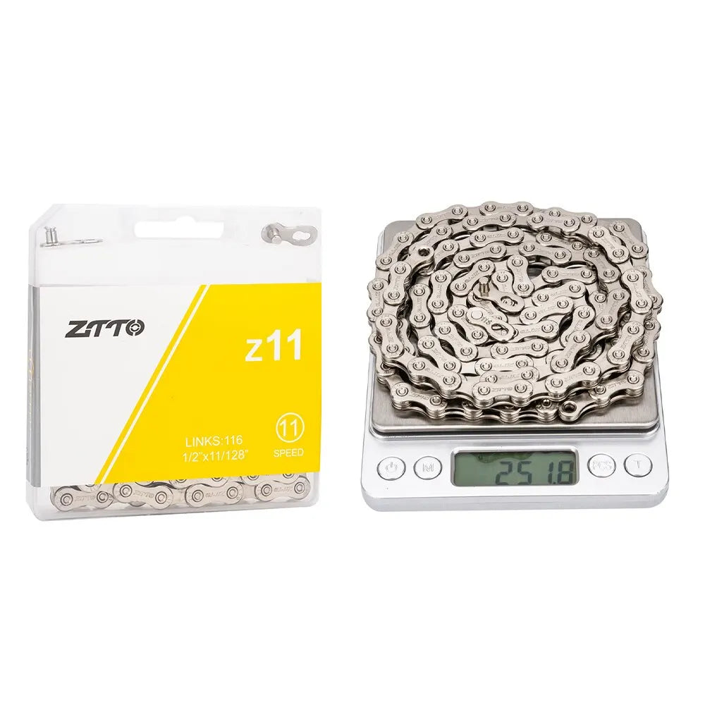 ZTTO-Cadena de bicicleta de 10, 11 y 12 velocidades, 10s, 11s, 12 s SLR, totalme