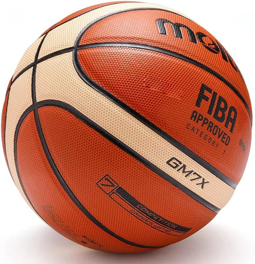 Molten GM7X pelota estándar de baloncesto para hombre y mujer, equipo de pelota de entrenamiento con certificación oficial