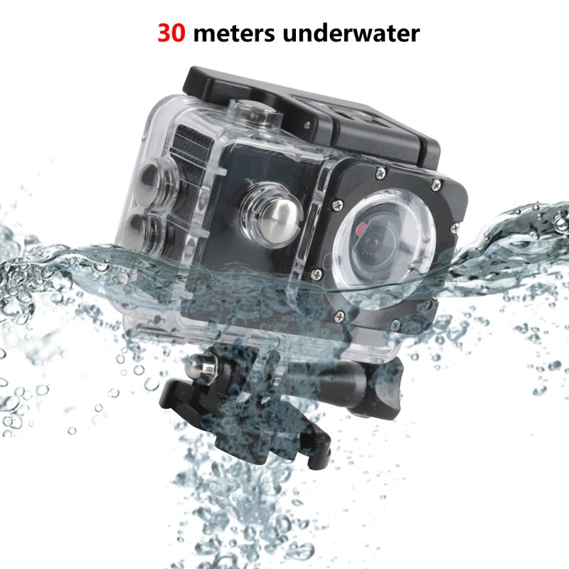 4K 1080P/30FPS WiFi 2.0" 170D Action Camera Underwater Camcorder 