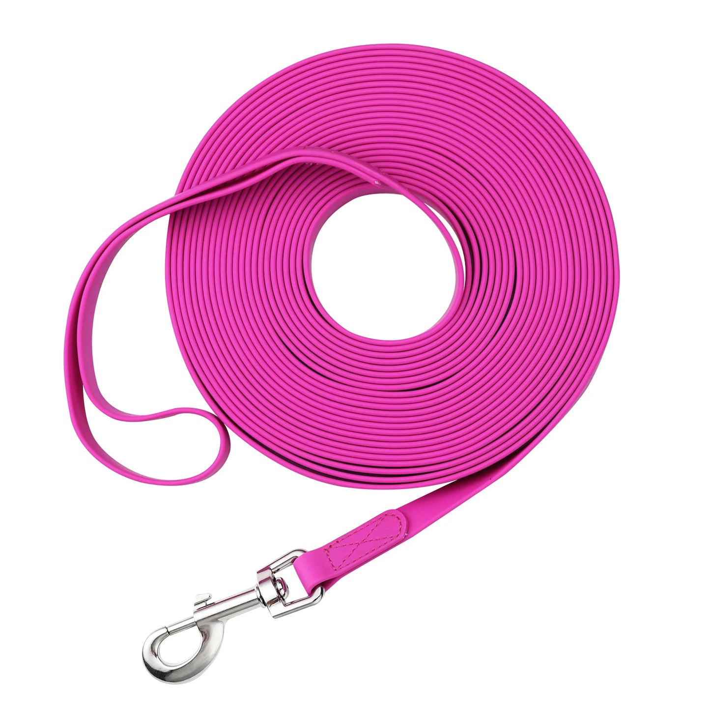 Long PVC Dog Leash for Small Medium Large Dogs, Easy to Clean 