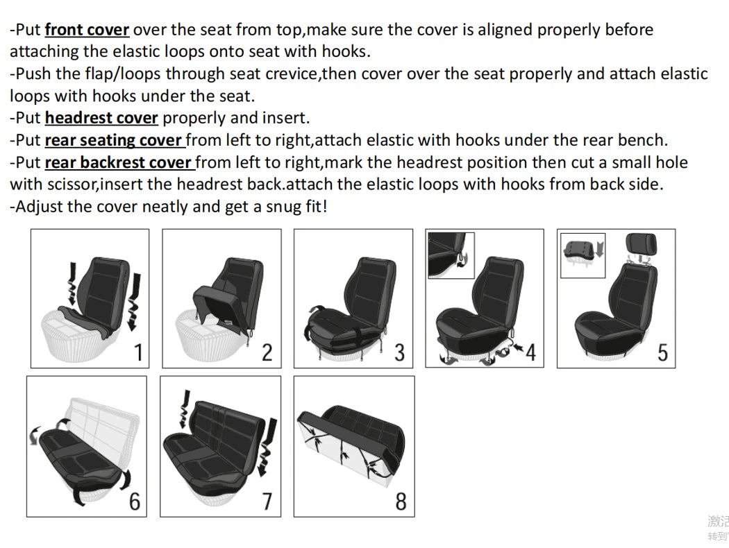 AUTO PLUS Juego de fundas de asiento de coche de poliéster, universales, deportivas, se ajustan a la mayoría de coches, de tela lisa, Bicolor, elegantes accesorios de coche, Protector de asiento