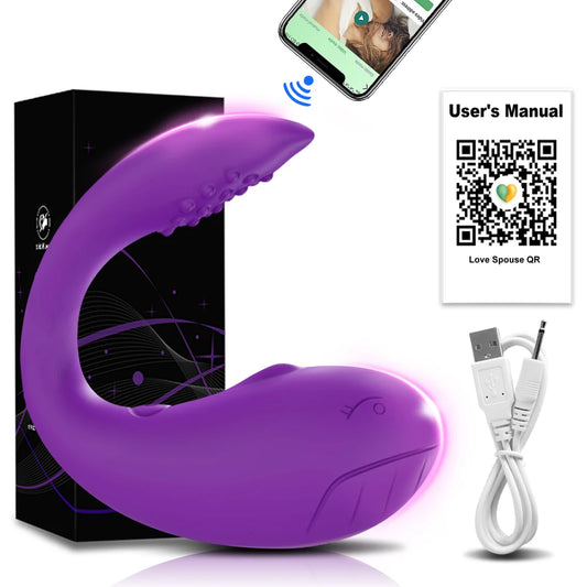 Bluetooth Control Vibrating Egg for Women Clitoris Stimulator u 