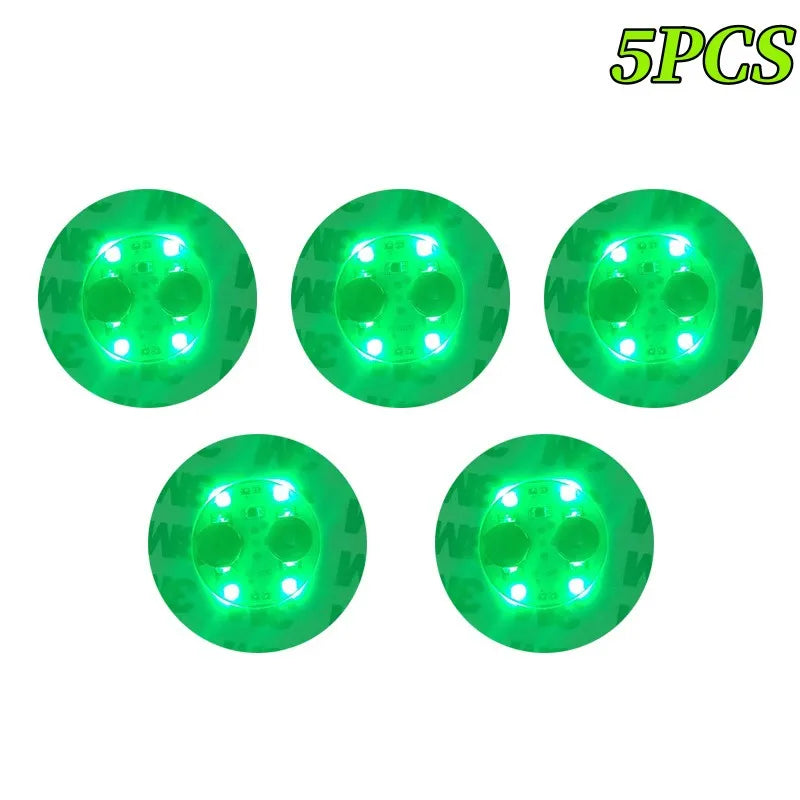 Luces LED para posavasos, decoración luminosa de 5/10/30 piezas para Bar, KTV,