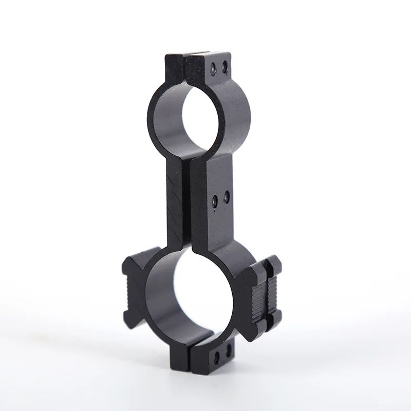 Nuevo tubo de abrazadera para Rifle figura 8 fijación anillos duales montaje con riel Picatinny Glock pistola mira linterna Ar 15 Accesorios