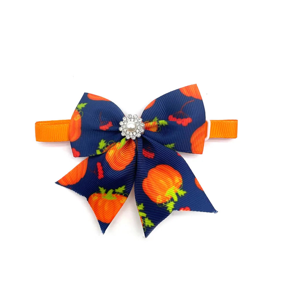 50/100 Pcs Autumn Style Small Dog Bow Grooming Product