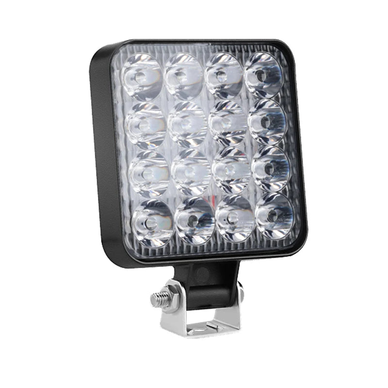 Luz LED de trabajo para todoterreno, foco de 4x4, 12V y 24V, para Jeep, camión,