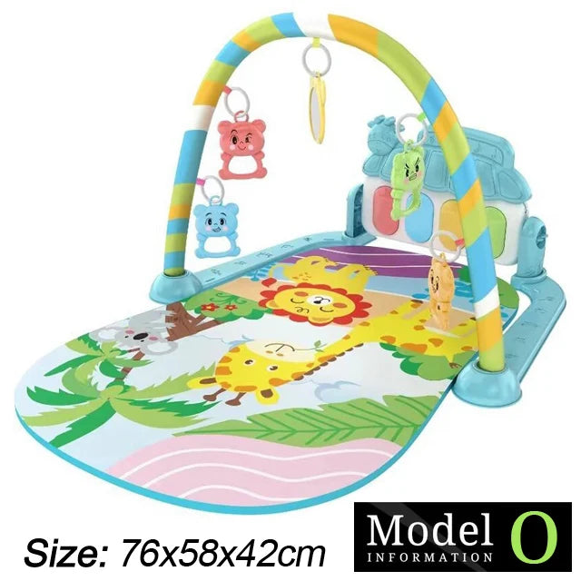 Soporte de Fitness para bebé, juego de música, juguetes de actividades de gimn