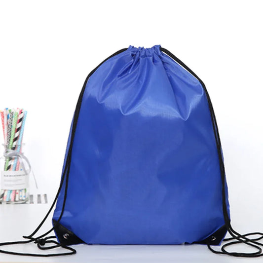 Bolsa de gimnasio impermeable con cordón, mochila de viaje al aire libre DIY, bolsas de compras, natación, baloncesto, Yoga, deportes