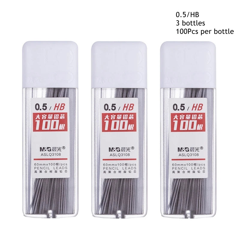 HB/2B Automatic Pencil Set 0.5/0.7mm Pair Mechanical Pencil Refill