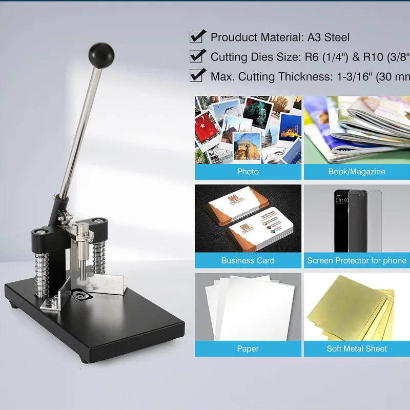 a3 Steel Manual Cutting Machine for Cutting PVC Paper Card Mold 