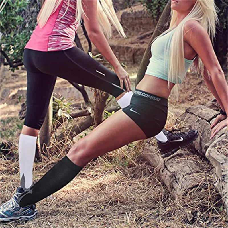 Running Compression Stockings Marathon Hiking Sports Socks 