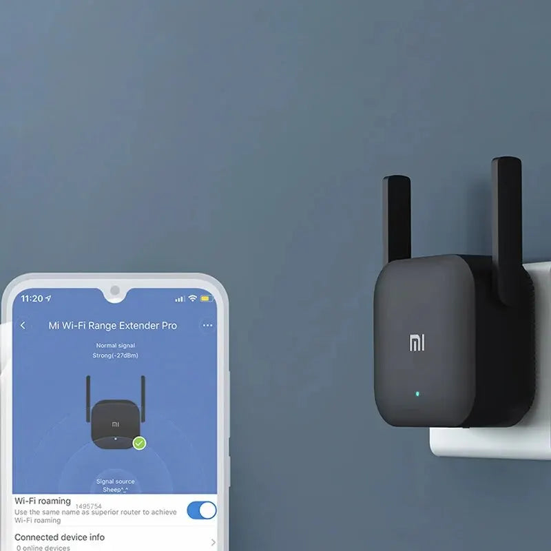 ¡Nuevo! Amplificador Xiaomi Wifi original Pro 300M 2,4G repetidor extensor de rango extensor de red inalámbrico para mi