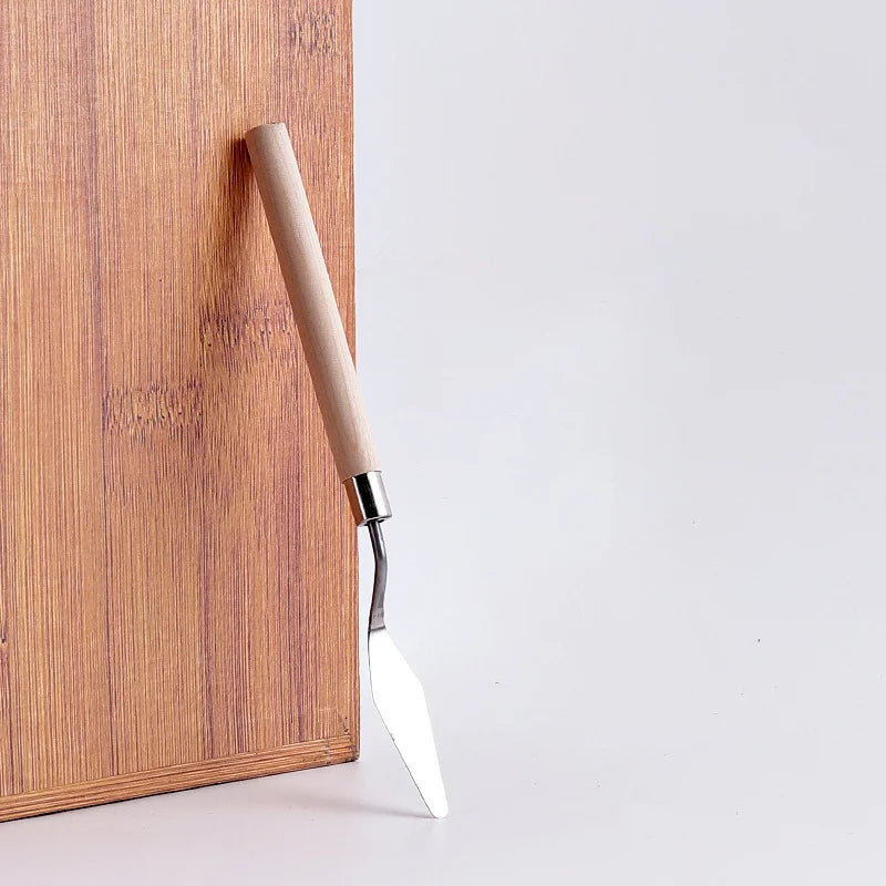 Stainless steel fondant cake spatula, cream mixing scraper, 