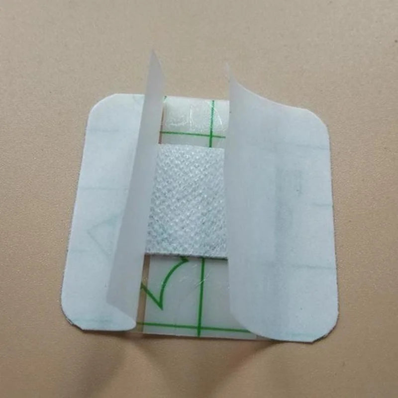 Banda adhesiva cuadrada para heridas, vendaje de primeros auxilios, Kit de emergencia impermeable, 25/50/100 piezas, gran oferta