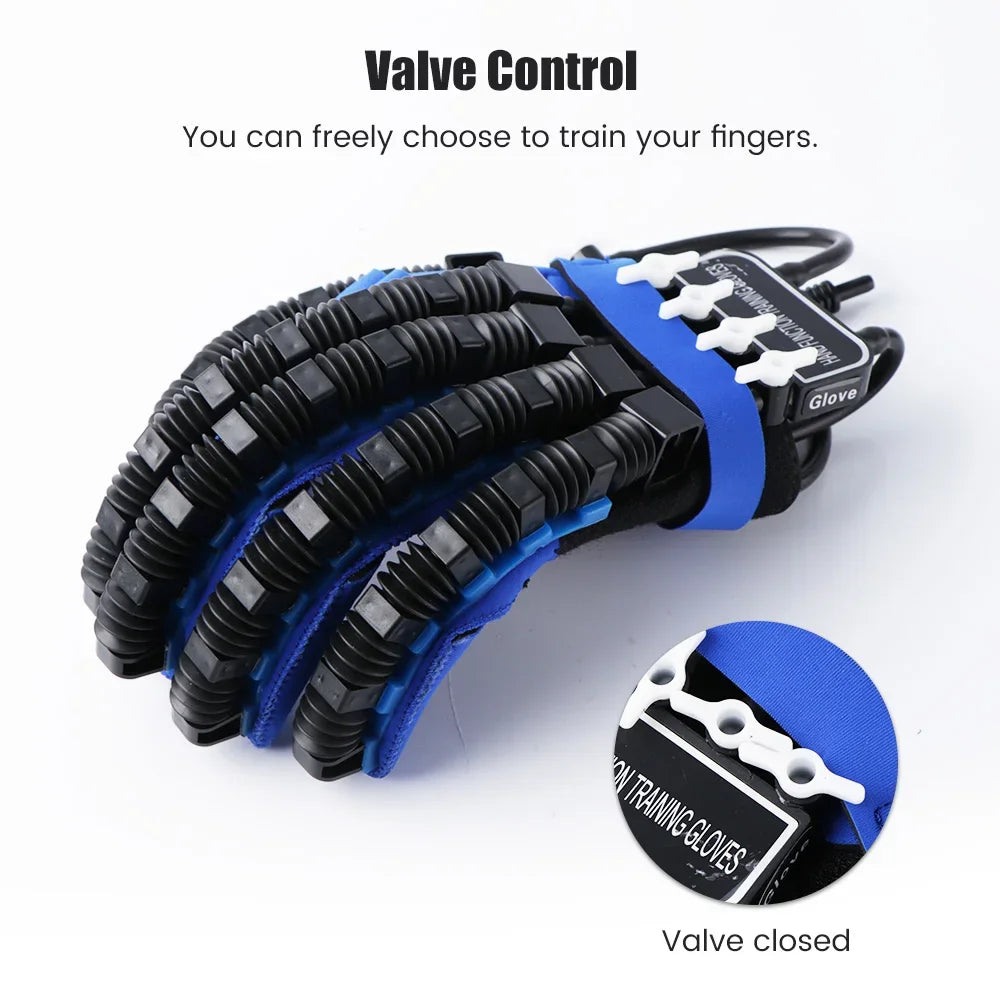 Left and Right Hand Finger Rehabilitation Exerciser Gloves 