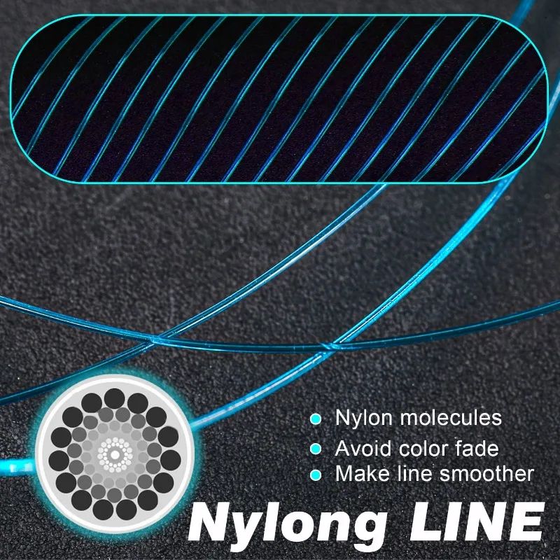 Línea de pesca de nailon Sougayilang, 100m, 500m, línea monofilamento japonesa súper fuerte, arrastre máximo 7-38LB, línea de carpa de agua dulce y salada
