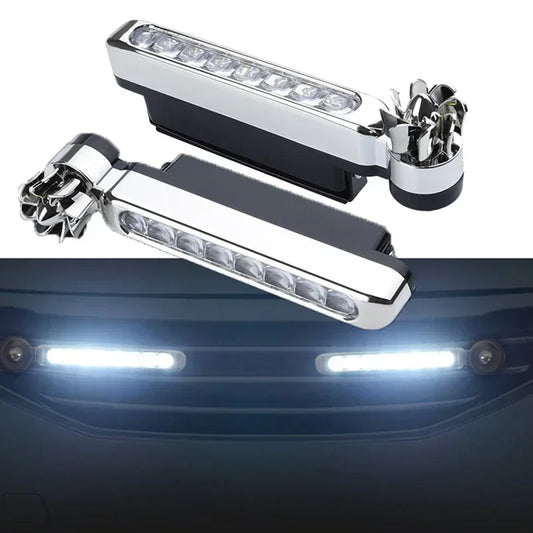 Car Wind Powered LED Daytime Running Lights Lighting 