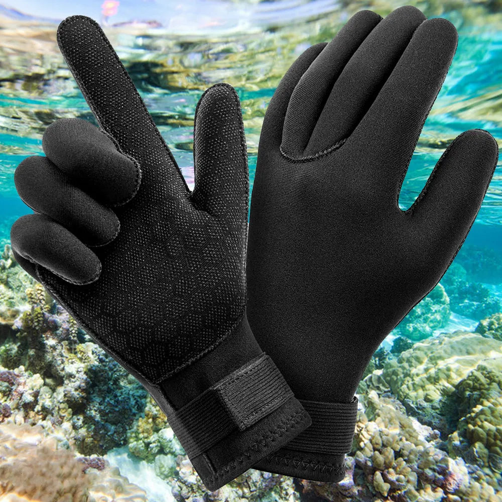 Diving Surfing Gloves Wetsuit Thermal Non-Slip Flexibl 