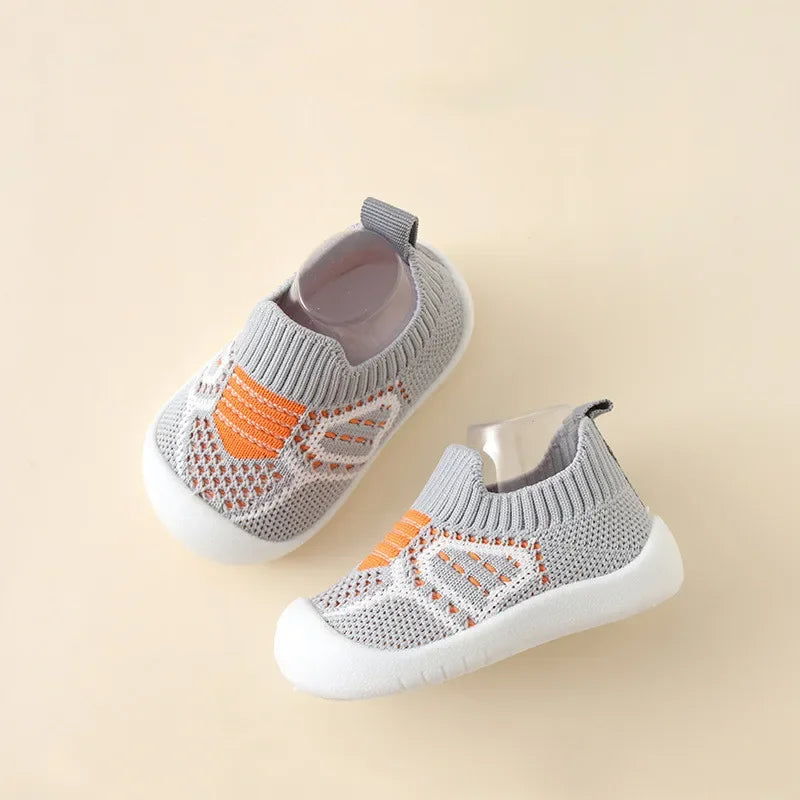 Baby Anti-slip Shoes Breathable Rubber Sole Socks p 