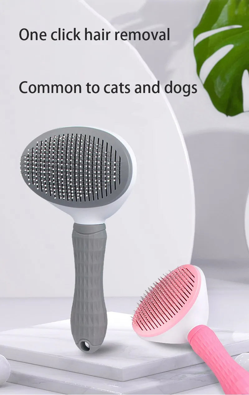 Cepillo de pelo para mascotas, peine para gatos, removedor de pelo para perros y gatos, herramientas de aseo para cachorros y gatitos, accesorios para perros, suministros para mascotas