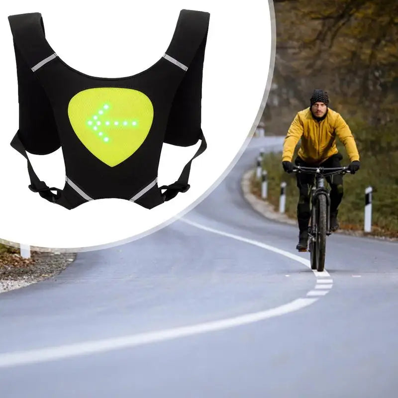 Chaleco reflectante para ciclismo, accesorio luminoso para Scooter eléctrico co