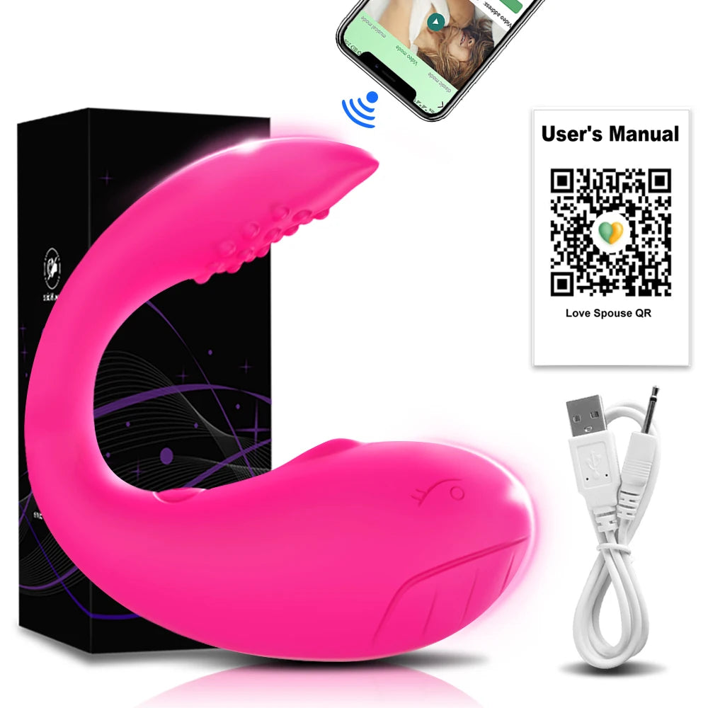 Huevo vibrador con Control por Bluetooth para mujer, estimulador de clítoris, u